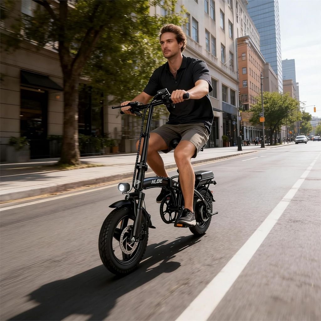HLOIE Folding Electric Bike