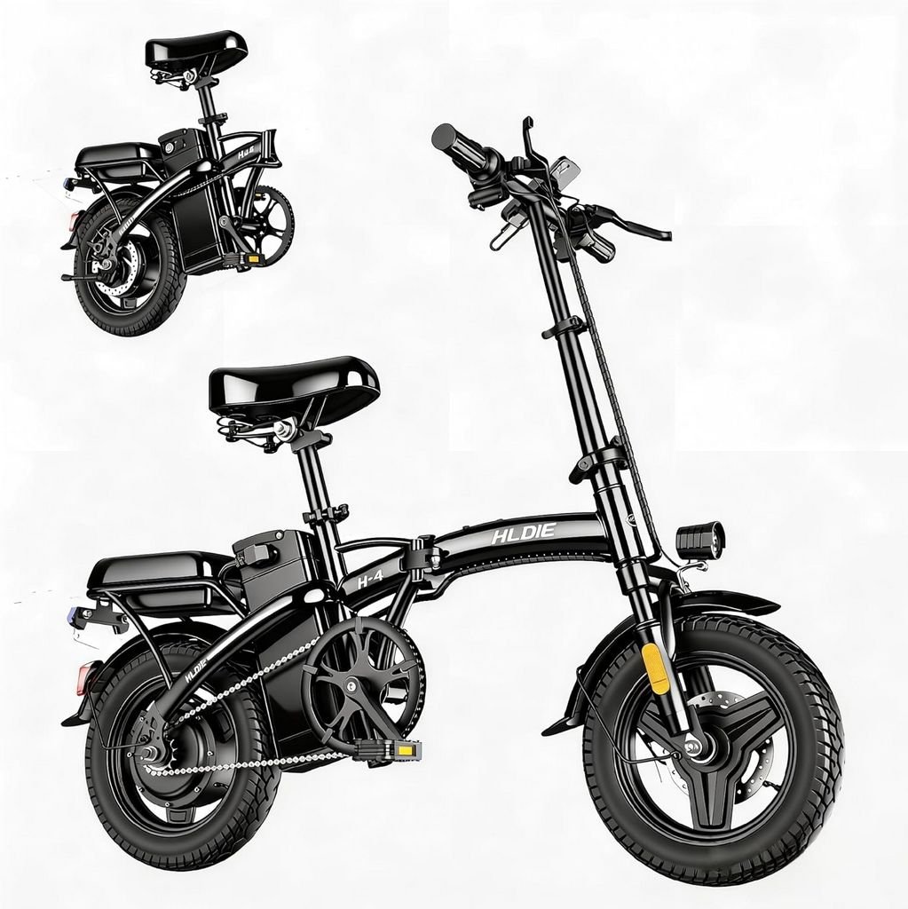 HLOIE Folding Electric Bike 750W