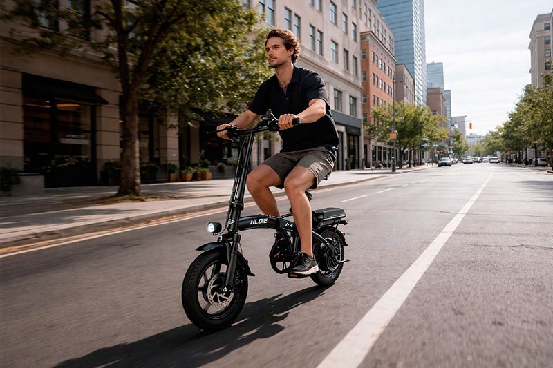 HLOIE folding electric bike